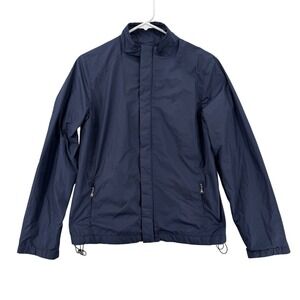 Ralph Lauren Golf Jacket Womens Medium Navy‎ Blue Windbreaker Lightweight B83